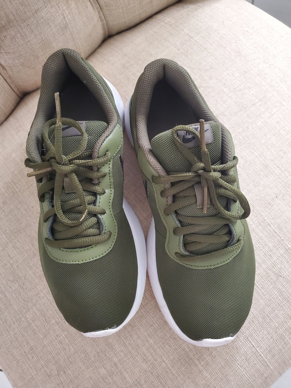 Nike Olive Green Athletic Sneakers